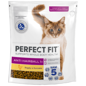 Perfect Fit Antihairball 1+ Sucha karma dla kota Bogaty w