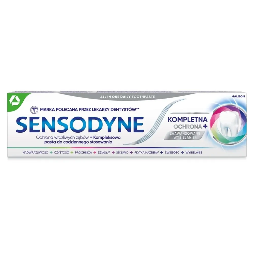Sensodyne Sensodyne Kompletna Ochrona+ Whitening Pasta do zębów 75ml - Drogeria Internetowa DrogeriaCoco.pl