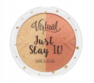 Virtual Just Slay It! Róż z rozświetlaczem 02 Peach Glow
