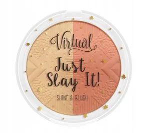 Virtual Just Slay It! Róż z rozświetlaczem 02 Peach Glow