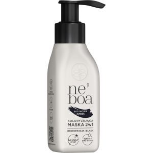 NEBOA Satynowa Czerń – maska do włosów koloryzująca 2w1 100 ml