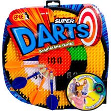 Epee Super Darts bezpieczne rzutki tarcza czarna
