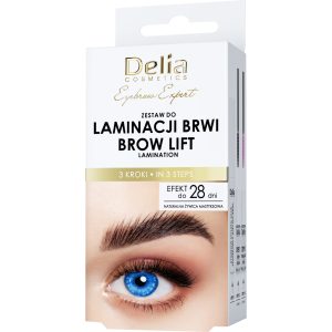 DELIA COSMETICS Eyebrow Expert Brow Lift – zestaw do laminacji brwi 1 szt.