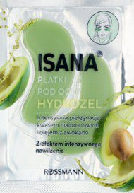 ISANA Awokado hydrożelowe płatki pod oczy nawilżające