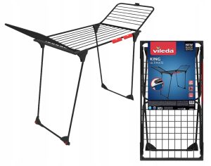 Vileda King Ultimate suszarka na pranie czarna