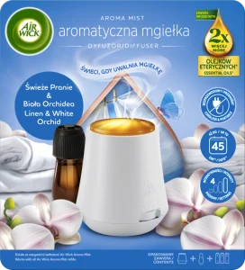 Air Wick Aroma Mist Świeże Pranie&Biała Orchidea Aromatyczna mgiełka 20ml