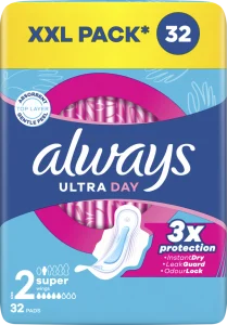 Always Ultra Day Podpaski higieniczne ze skrzydełkami