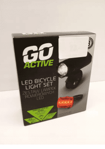 zestaw lampek rowerowych LED Go Active