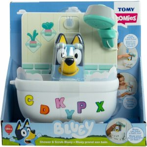 TOMY Toomies Bluey Shower & Scrub Bluey &mdash; zestaw do kąpieli