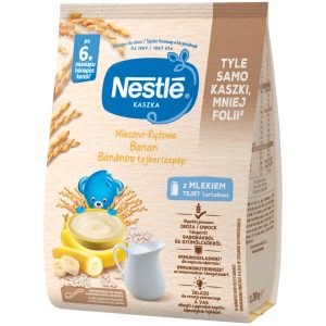 Nestle Kaszka mleczno-ryżowa Banan po 6.m-cu 230g