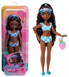 Barbie Dream Besties lalka w stroju plażowym z akcesoriami