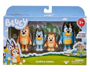 Bluey Bluey&Family Zestaw figurek 4 szt. dla dzieci