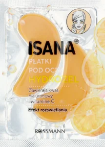 hydrożelowe płatki pod oczy z witaminą C ISANA