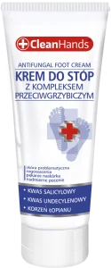CleanHands Krem do st&oacute;p z kompleksem przeciwgrzybiczym