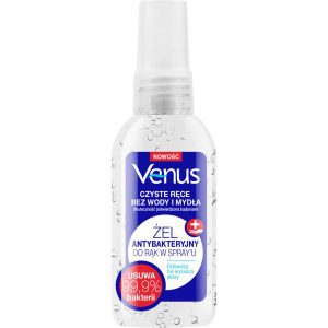 VENUS Żel do rąk w sprayu, antybakteryjny 50 ml
