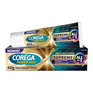 COREGA Power Max Supreme &ndash; krem mocujący do protez 40 g