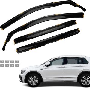 owiewki wiatrowe kompatybilne z VW Tiguan Mk2 2016-2024 do