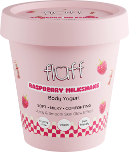 Fluff Jogurt do ciała Raspberry Milkshake 180 ml