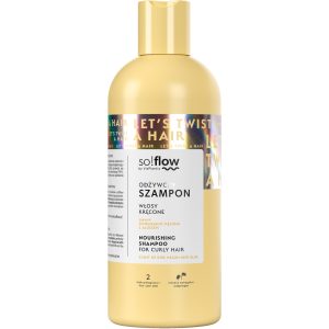 SO!FLOW Szampon do włosów, odżywczy, włosy kręcone, zapach dojrzałego melona z aloesem 400ml
