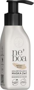 NEBOA Maska do włosów koloryzująca 2w1 Beżowy Blond 100ml