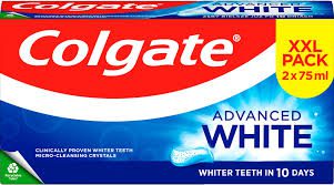 Colgate Advanced White pasta do zęb&oacute;w 2x75 ml