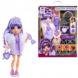 Rainbow High Creative Crystals Violet lalka z akcesoriami
