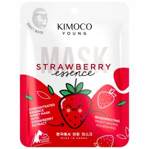KIMOCO Young Maska w płachcie z ekstraktem z truskawki i wodą lodowcową 25ml