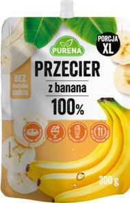 PURENA 100% Przecier z Banana 300 g