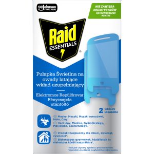 RAID Essentials &ndash; wkład uzupełniający do pułapki świetlnej na owady latające 2 szt.