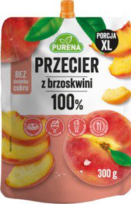 PURENA 100% Przecier z Brzoskwini z witaminą C 300 g