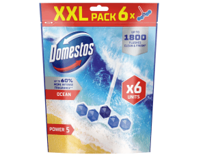 Domestos Power 5 Ocean Kostka WC XXL do WC