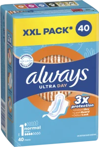 ALWAYS Ultra Day Podpaski higieniczne ze skrzydełkami Normal