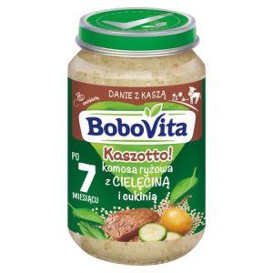 BoboVita Kaszotto! Komosa ryżowa z cielęciną i cukinią po 7. m-cu 190g