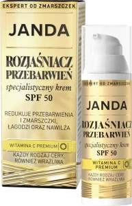 JANDA Krem do twarzy, specjalistyczny, SPF 50 na dzień