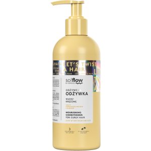 SO!FLOW Odżywka do włosów, włosy kręcone, zapach dojrzałego melona z aloesem 400ml