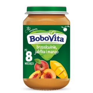 BoboVita Brzoskwinie, Jabłko i Mango 8m+ 190g