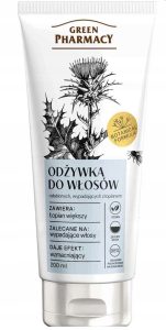 GREEN PHARMACY Odżywka do włosów osłabionych z Łopianem