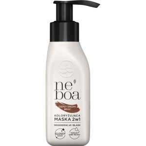 NEBOA Ciepły Średni Brąz – maska do włosów koloryzująca 2w1 100 ml