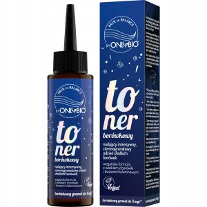 toner do włos&oacute;w bor&oacute;wkowy OnlyBio 100 ml