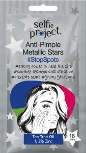 SELFIE PROJECT plastry na wypryski Metallic Stars 16szt.