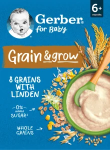GERBER Kaszka 8zb&oacute;ż lipa bezmleczna po 6 m-cu 200g