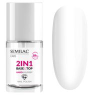 SEMILAC Hard & Glossy baza i top 2w1 7 ml