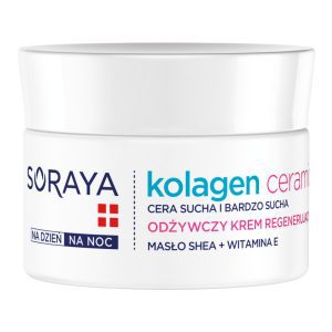 SORAYA Kolagen Ceramidy krem do twarzy, odżywczy, regenerujący, dzień/noc 50 ml