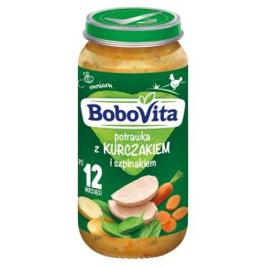 BoboVita Potrawka z kurczakiem i szpinakiem 250 g