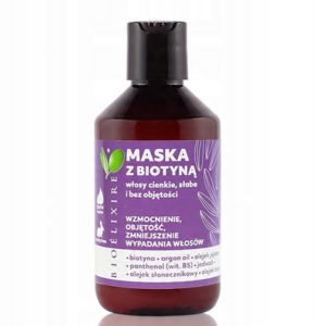 maska z biotyną do włosów cienkich Bioelixire 300 ml