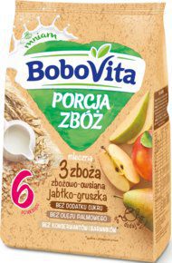 BoboVita Porcja Zbóż bezmleczna ryżowa banan, po 4. miesiącu
