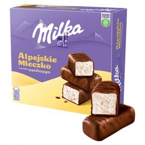 Milka Alpejskie Mleczko Pianka o smaku waniliowym 330 g