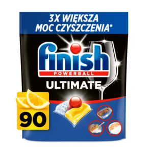 Finish Powerball Ultimate kapsułki do zmywarki cytryna 90