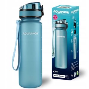 butelka filtrująca AQUAPHOR City 500 ml błękitna