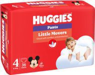 HUGGIES Little Movers Pants pieluchomajtki 4 36 szt.